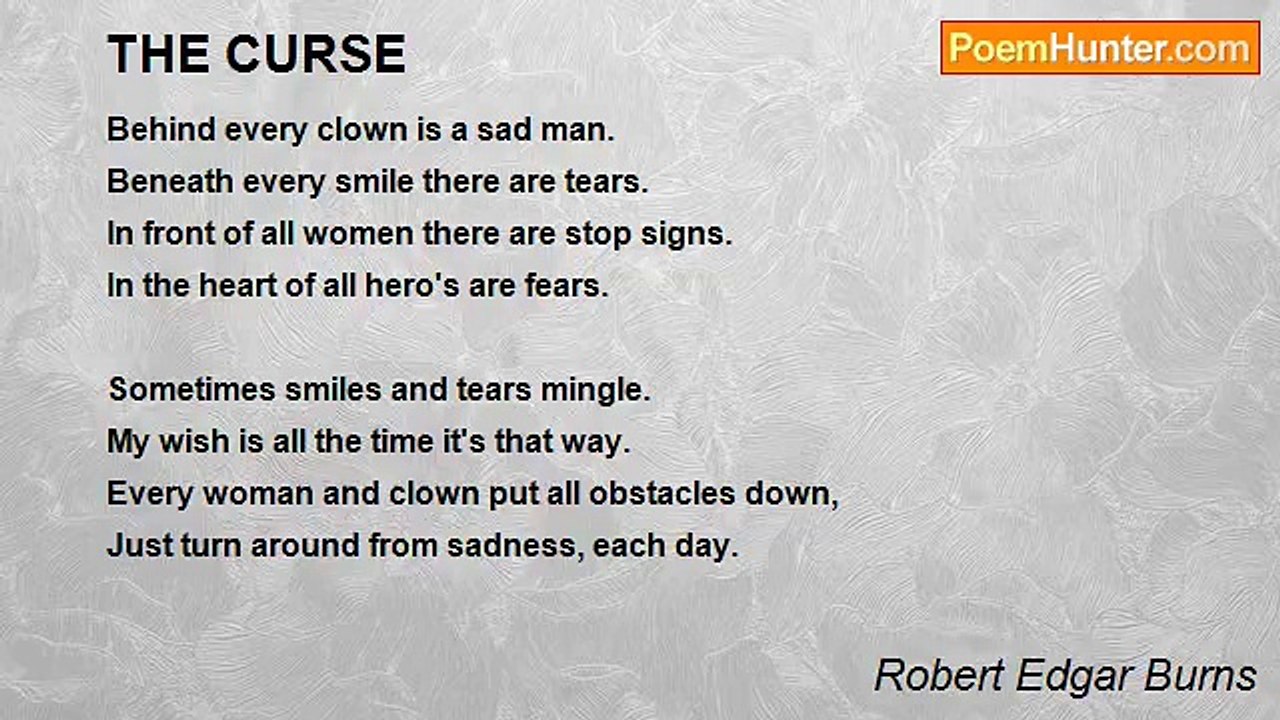 Robert Edgar Burns - THE CURSE
