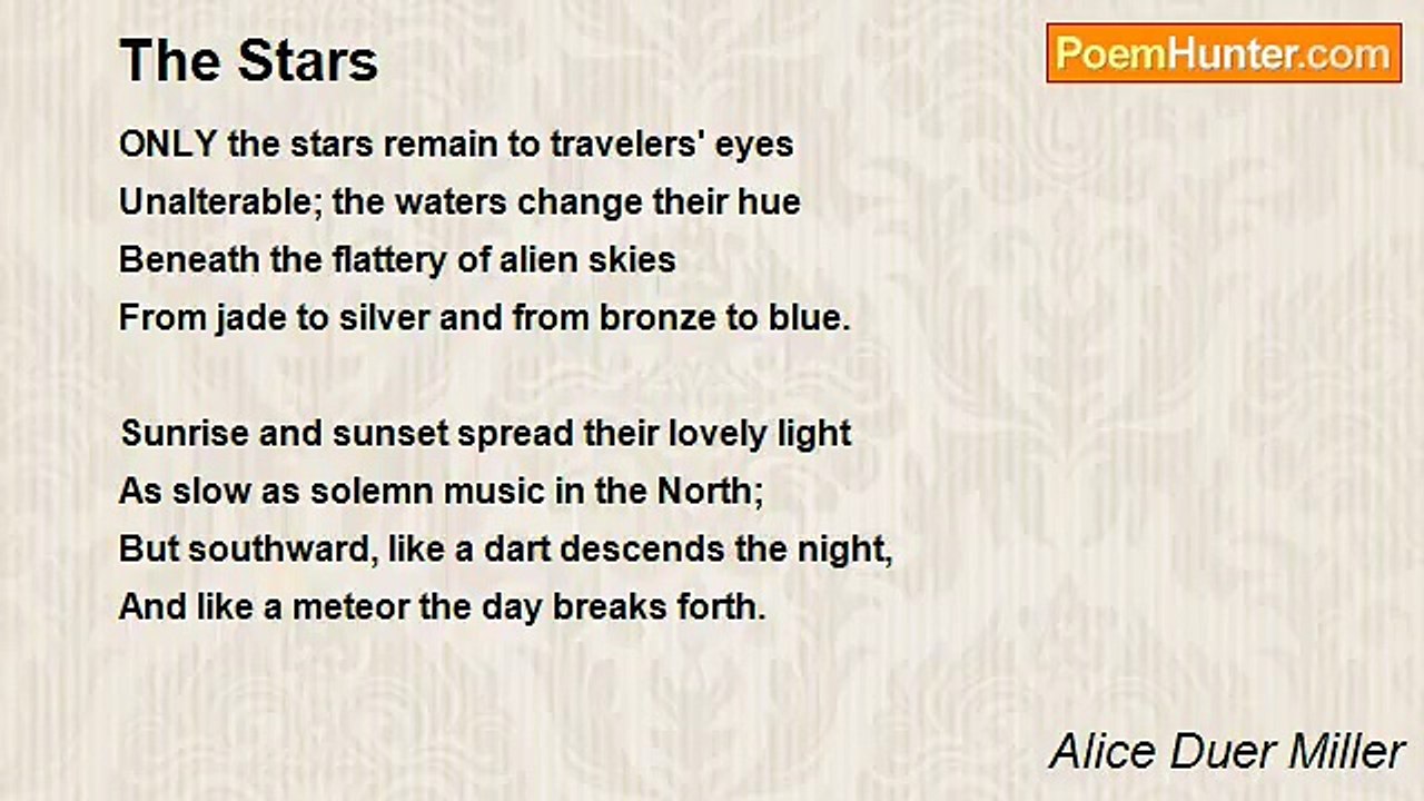 Alice Duer Miller - The Stars