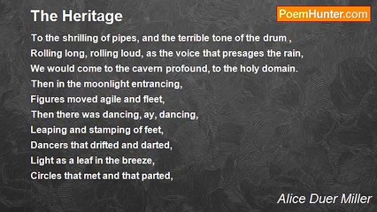 Alice Duer Miller - The Heritage