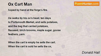 Donald Hall - Ox Cart Man