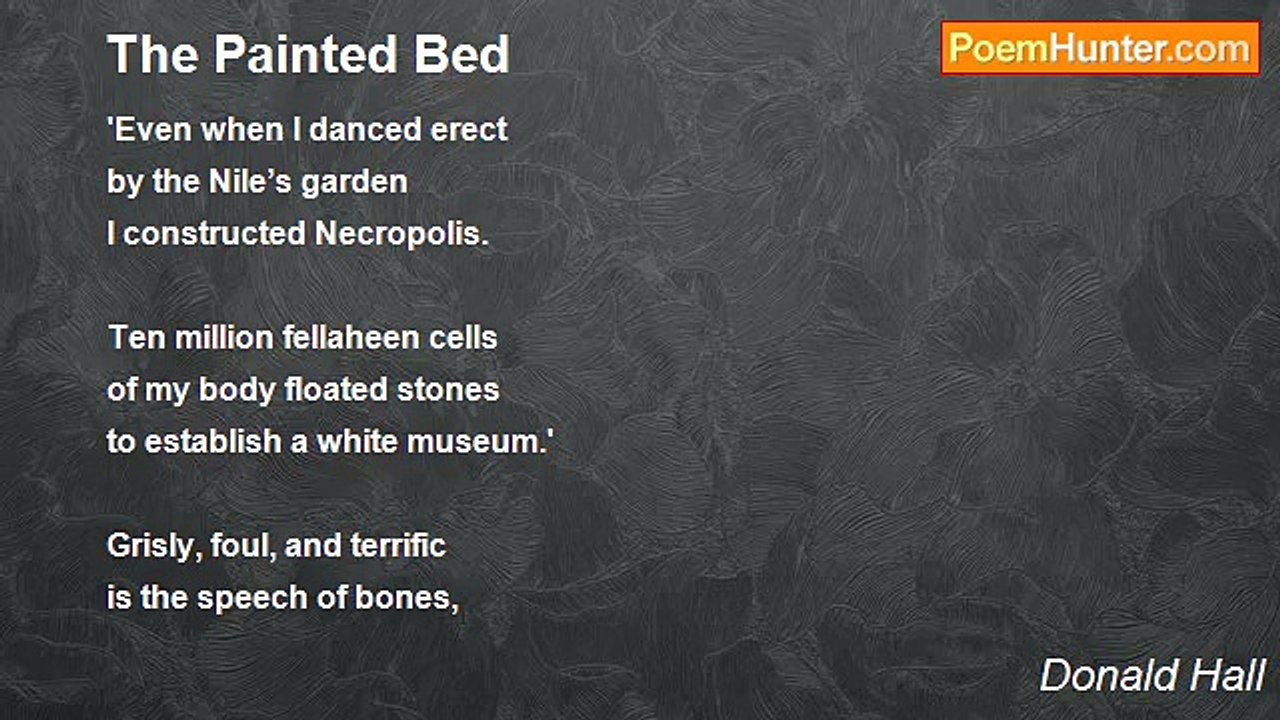 Donald Hall - The Painted Bed