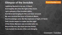 Goswami Tulsidas - Glimpse of the Invisible