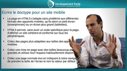Découvrez le Doctype à utiliser sur mobiles avec HTML5