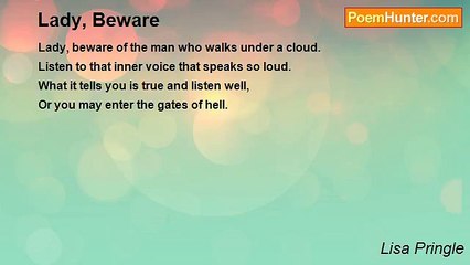 Lisa Pringle - Lady, Beware