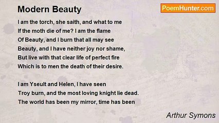 Arthur Symons - Modern Beauty