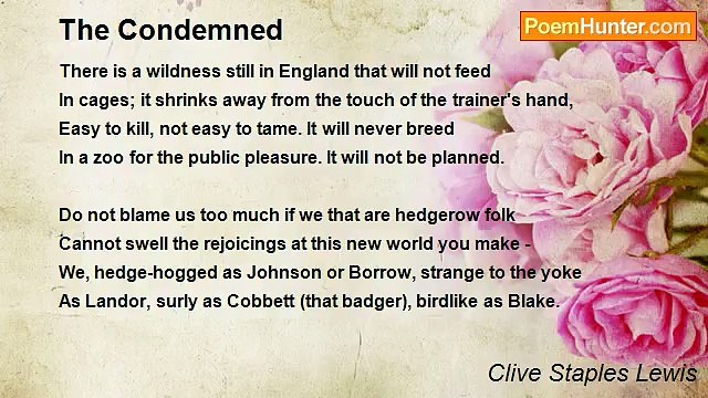Clive Staples Lewis - The Condemned