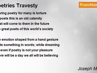 Joseph Michalski - Poetries Travesty