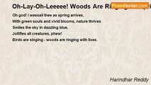 Harindhar Reddy - Oh-Lay-Oh-Leeeee! Woods Are Ringing As Spring Arrives (Limerick-18)