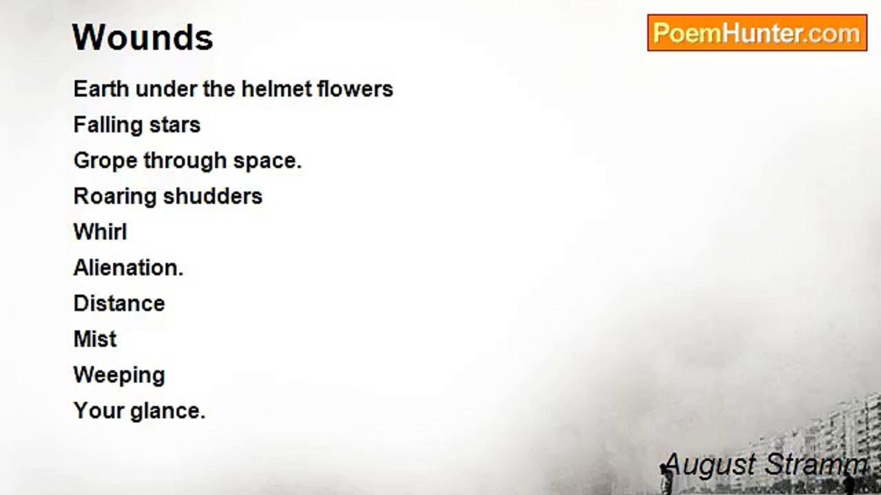 August Stramm - Wounds