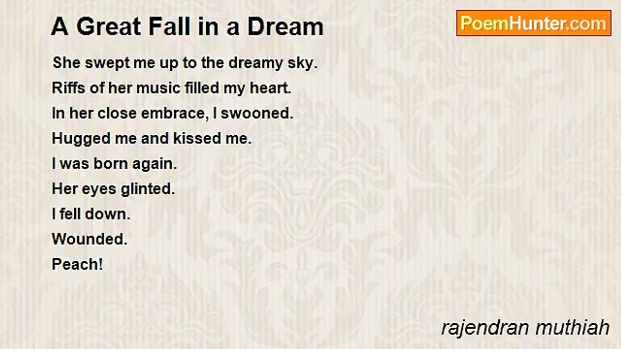 rajendran muthiah - A Great Fall in a Dream