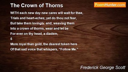 Frederick George Scott - The Crown of Thorns