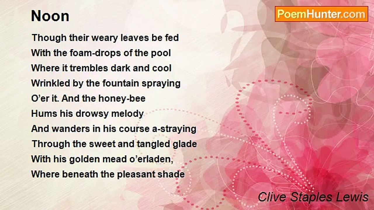 Clive Staples Lewis - Noon