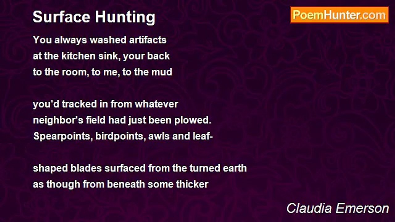 Claudia Emerson - Surface Hunting