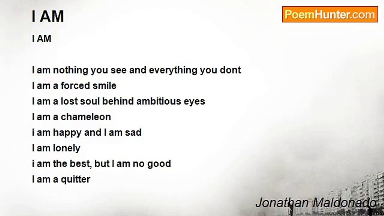 Jonathan Maldonado - I AM