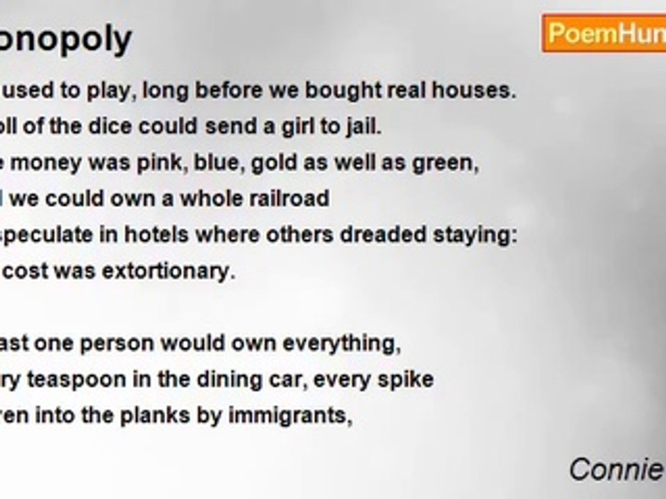 Connie Wanek - Monopoly