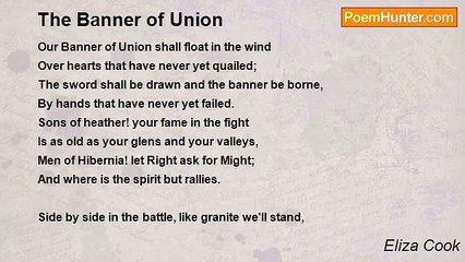 Eliza Cook - The Banner of Union