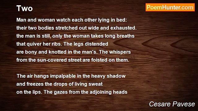 Cesare Pavese - Two