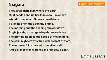 Emma Lazarus - Niagara
