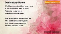 Charles Sangster - Dedicatory Poem