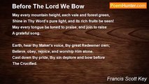 Francis Scott Key - Before The Lord We Bow