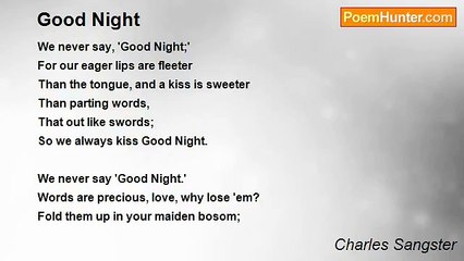 Charles Sangster - Good Night