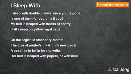 Erica Jong - I Sleep With