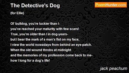 jack peachum - The Detective's Dog