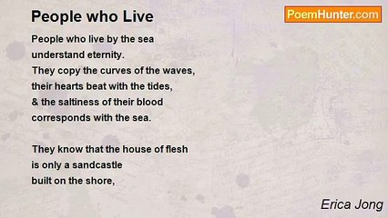 Erica Jong - People who Live