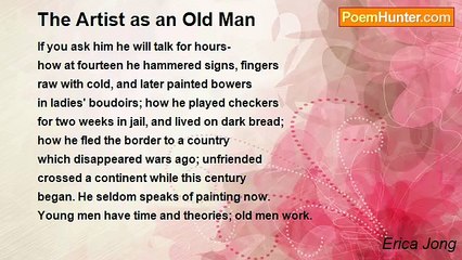 Erica Jong - The Artist as an Old Man