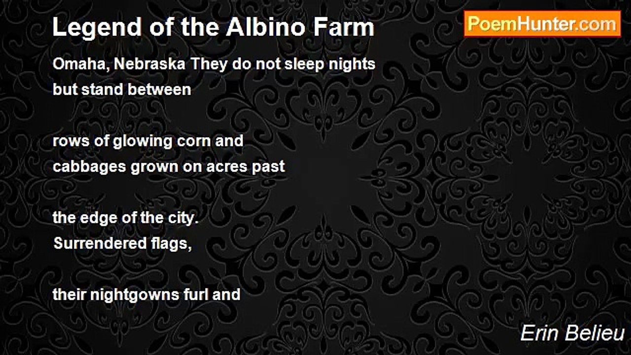 Erin Belieu - Legend of the Albino Farm