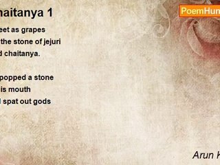 Arun Kolatkar - Chaitanya 1