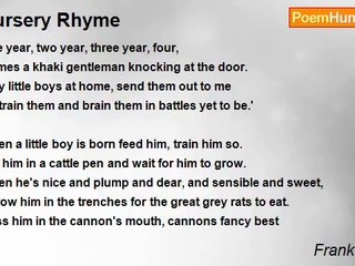 Frank Wilmot - Nursery Rhyme