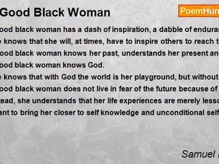 Samuel Newton - A Good Black Woman