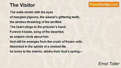 Ernst Toller - The Visitor