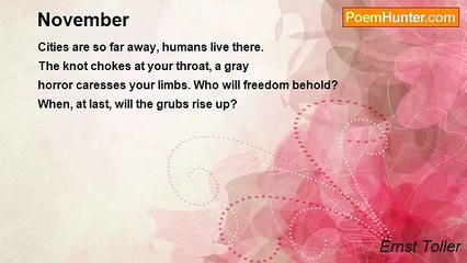 Ernst Toller - November