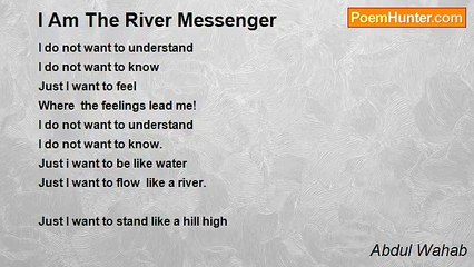 Abdul Wahab - I Am The River Messenger