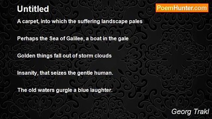 Georg Trakl - Untitled