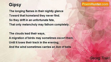 Georg Trakl - Gipsy