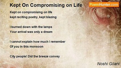 Noshi Gilani - Kept On Compromising on Life