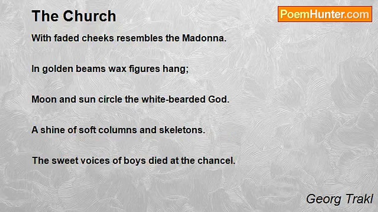 Georg Trakl - The Church