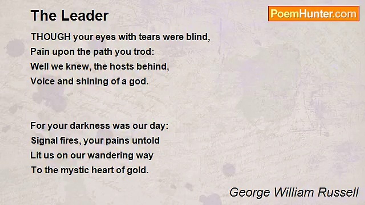 George William Russell - The Leader