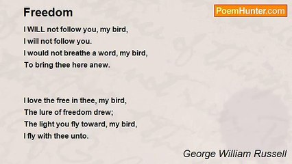 George William Russell - Freedom