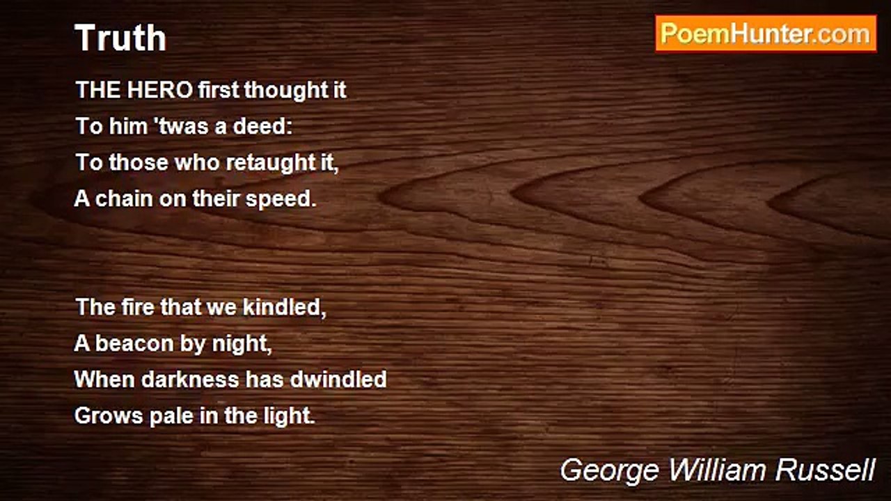 George William Russell - Truth