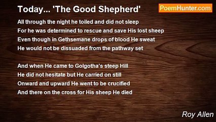 Roy Allen - Today... 'The Good Shepherd'