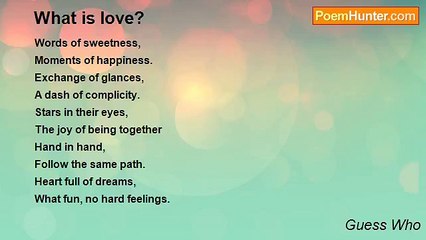 Guess Who - What is love?