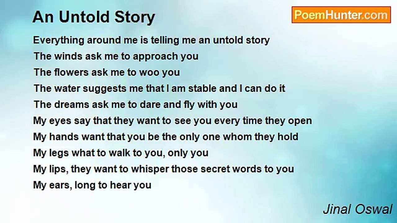 Jinal Oswal - An Untold Story