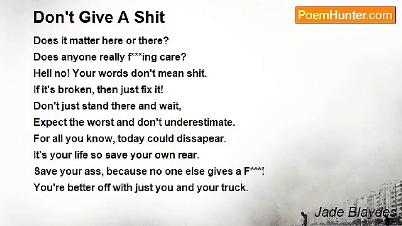 Jade Blaydes - Don't Give A Shit