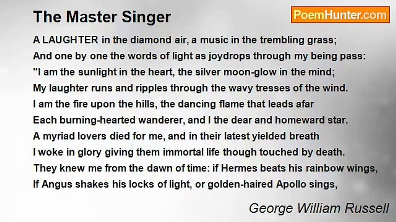 George William Russell - The Master Singer