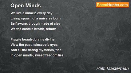 Patti Masterman - Open Minds