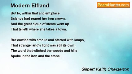 Gilbert Keith Chesterton - Modern Elfland
